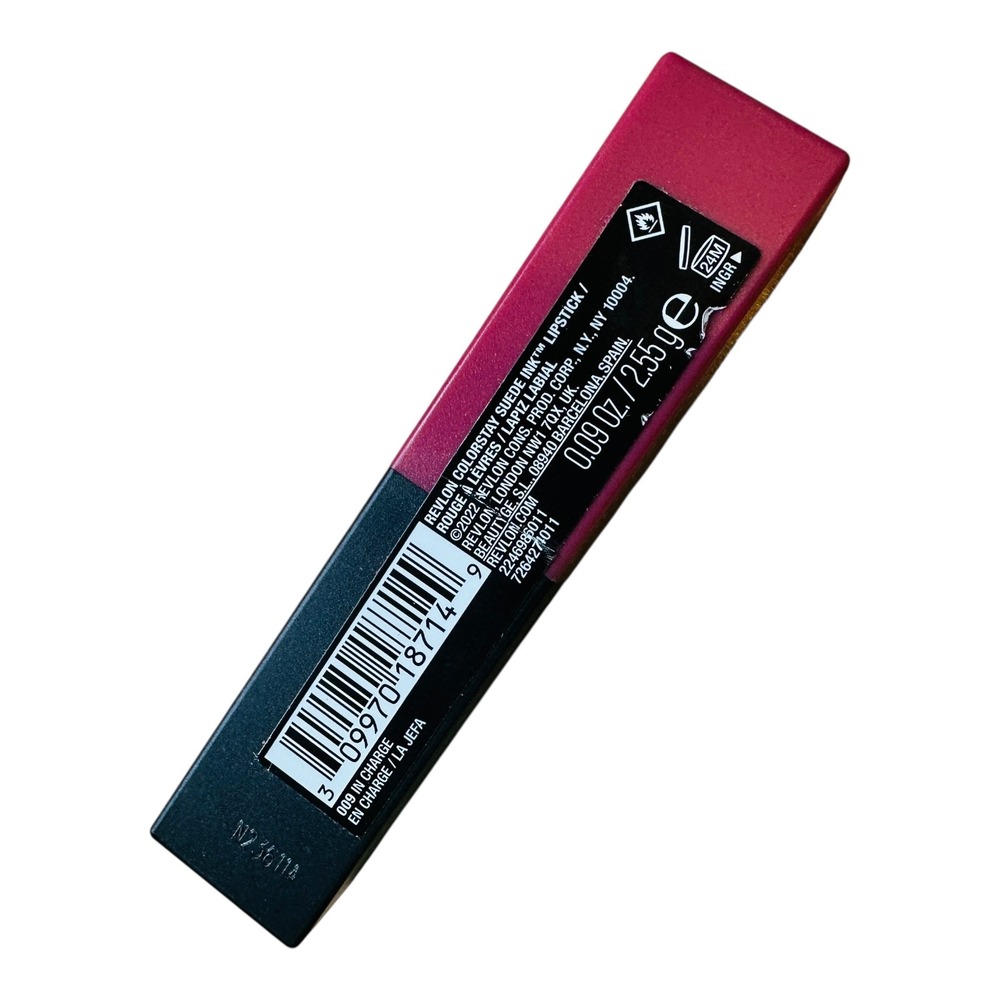 Revlon Colorstay Suede Ink Lipstick 009 In Charge Magenta Red - Picture 3 of 3